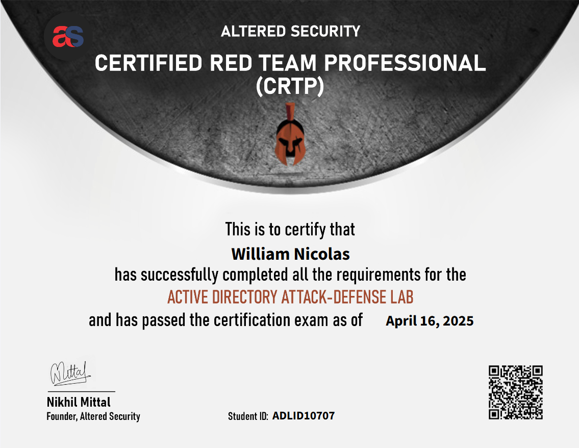 CRTP Badge
