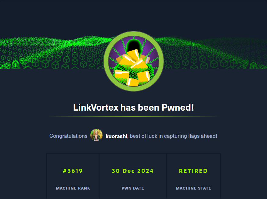 LinkVortex pwned