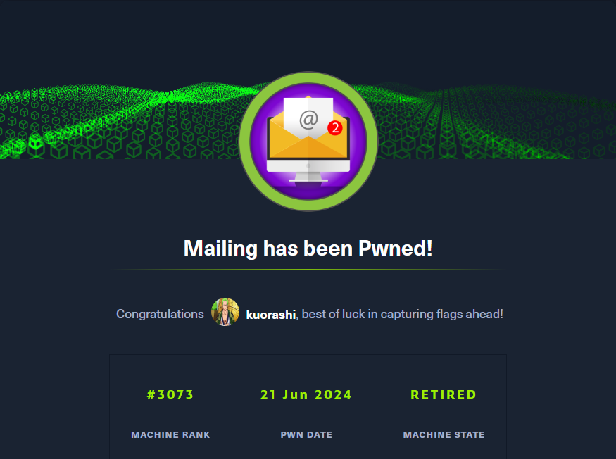 Mailing pwned